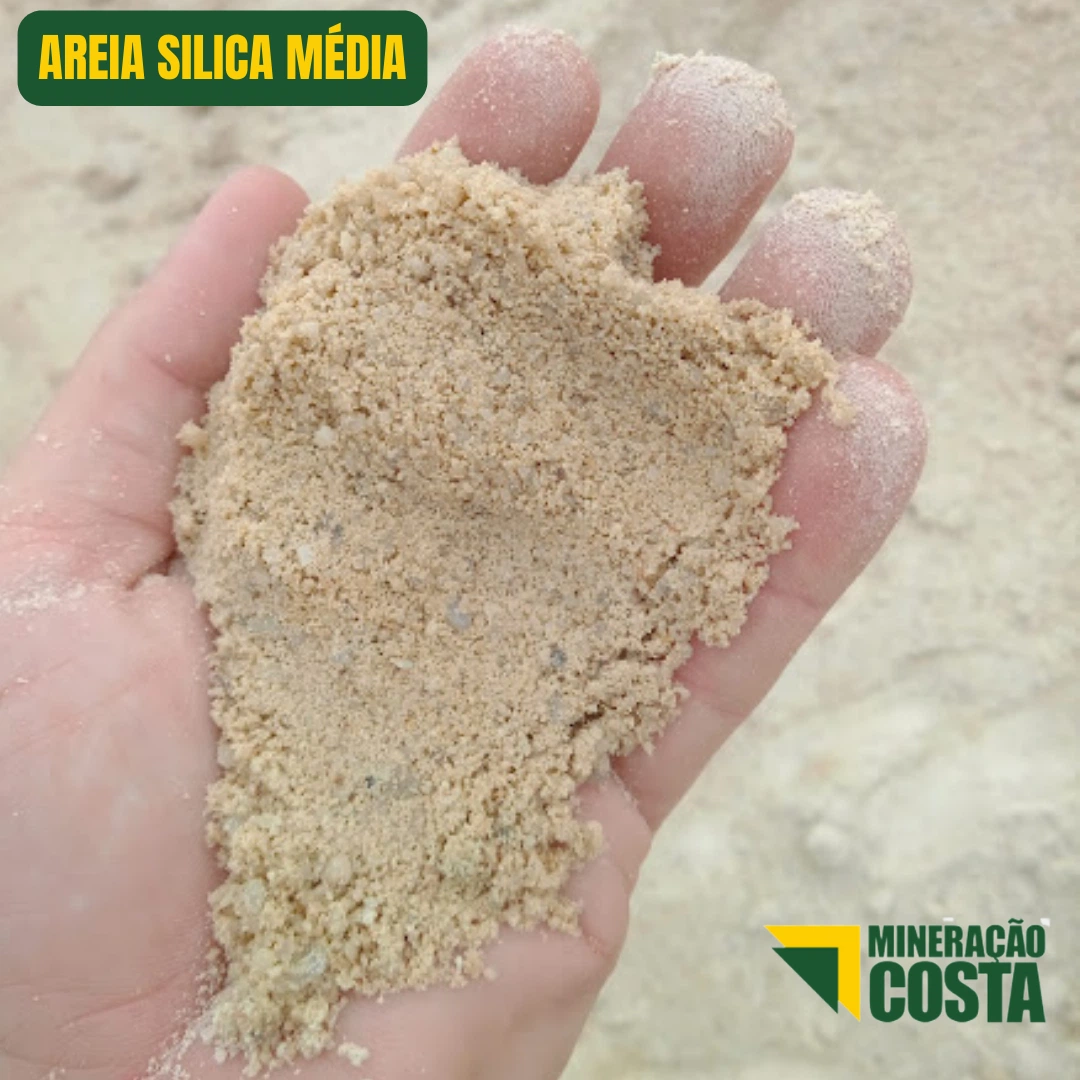 Areia Silica Média